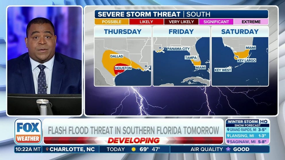 Gulf storm bringing threat of severe weather, flooding to millions from ...
