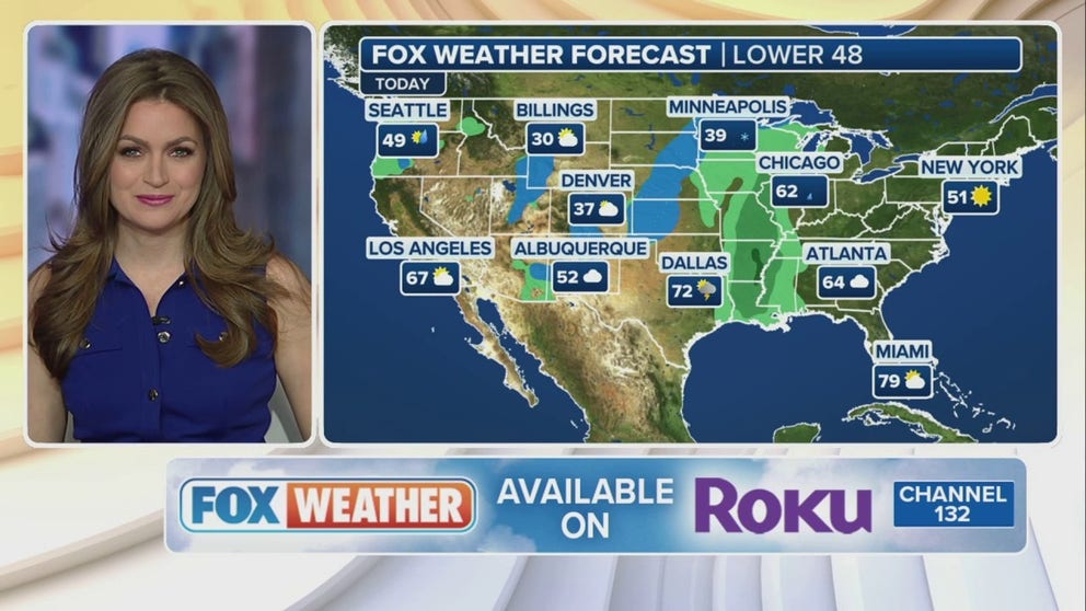 FOX Weather has you covered with the breaking forecasts and weather news headlines for your Weather in America on Monday, March 25, 2024. Get the latest from FOX Weather Meteorologist Britta Merwin.
