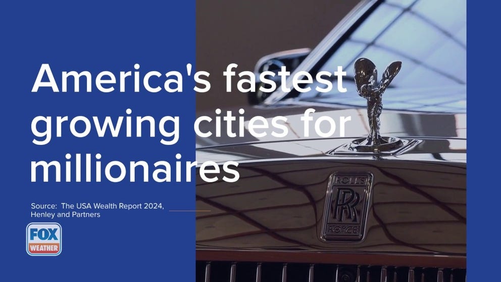 A recent report looked at the top five fastest growing cities in the U.S. for millionaires. Where does yours rank? FOX Weather took a look at the seasonal weather and warmer climes win.