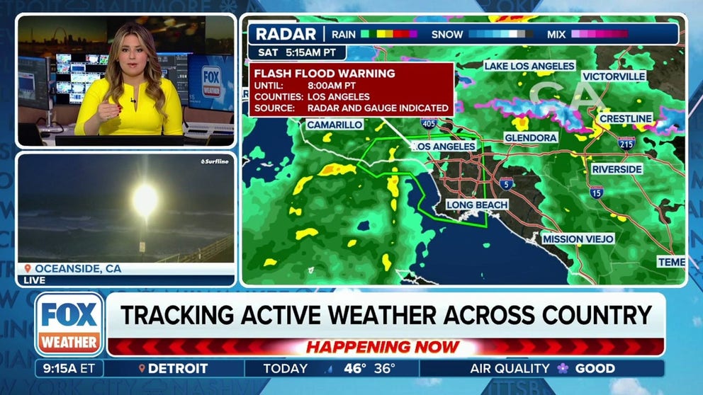 Heavy rains trigger Flash Flood Warnings in Los Angeles area | Latest ...