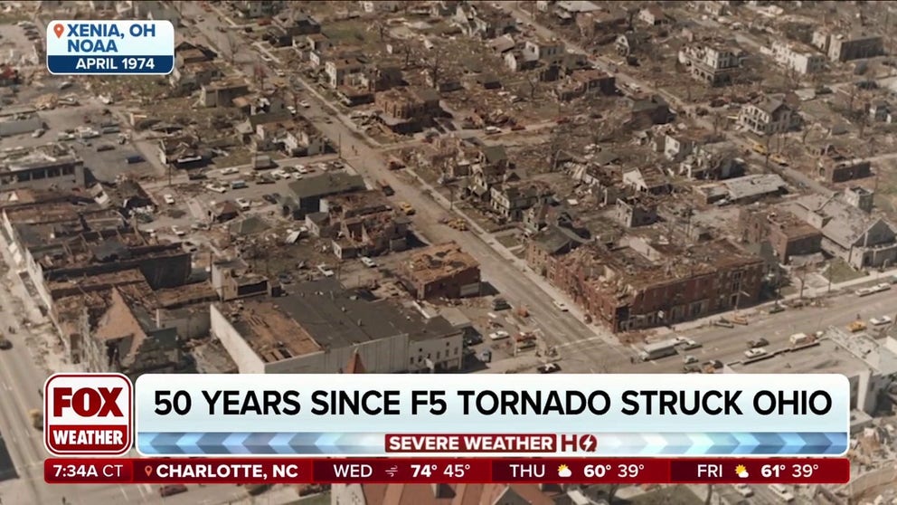 Tornado survivor Sue Garofalo describes the severe weather outbreak of 1974 in Xenia, Ohio.