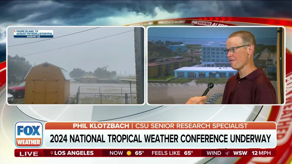 On the eve of Colorado State University's release of its 2024 hurricane outlook, Doctor Phil Klotzbach joined FOX Weather to discuss the upcoming season.