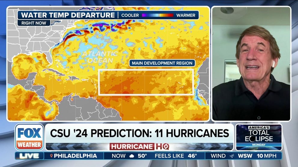 FOX Weather Hurricane Specialist Bryan Norcross gives his analysis on Colorado State University's 2024 hurricane season outlook.