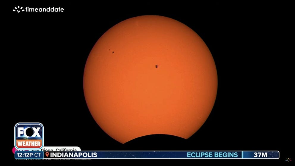 San Diego in partial solar eclipse | Latest Weather Clips | FOX Weather