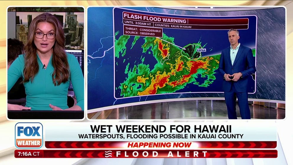 The National Weather Service in Honolulu issued their first Severe Thunderstorm Watch in nearly 500 days, and it's the first for Lihue since December 2022.
