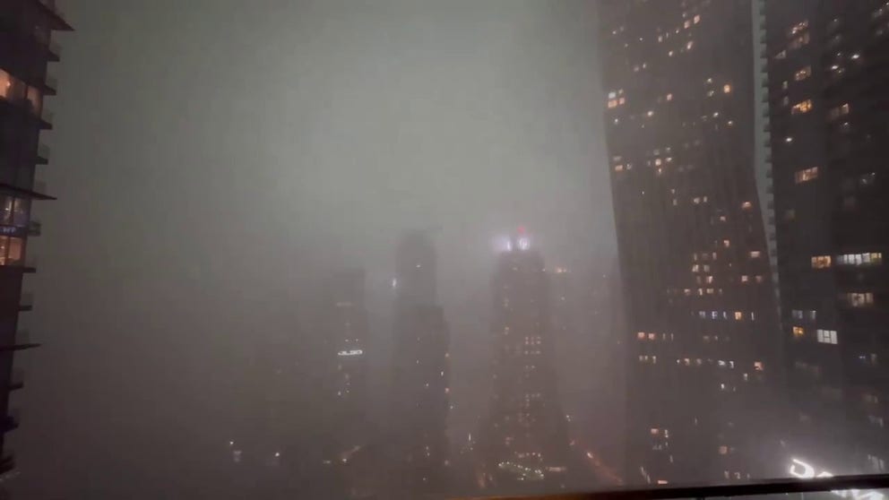 "So this is not time lapse, its real. I have never seen so much lightning in my life before. This is crazy," Dubai high-rise dweller Toby Cunningham posted on social media.
