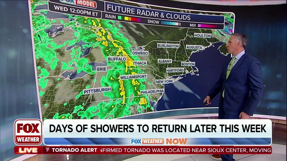 Rain and cool temperatures take over the Northeast | Latest Weather ...