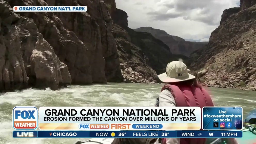 Saturday marks the start of National Parks Week, and FOX Weather is excited to bring you an inside look at some of the most stunning locations in the country. FOX Weather's Robert Ray takes you to the Grand Canyon National Park to admire one of America's natural wonders.