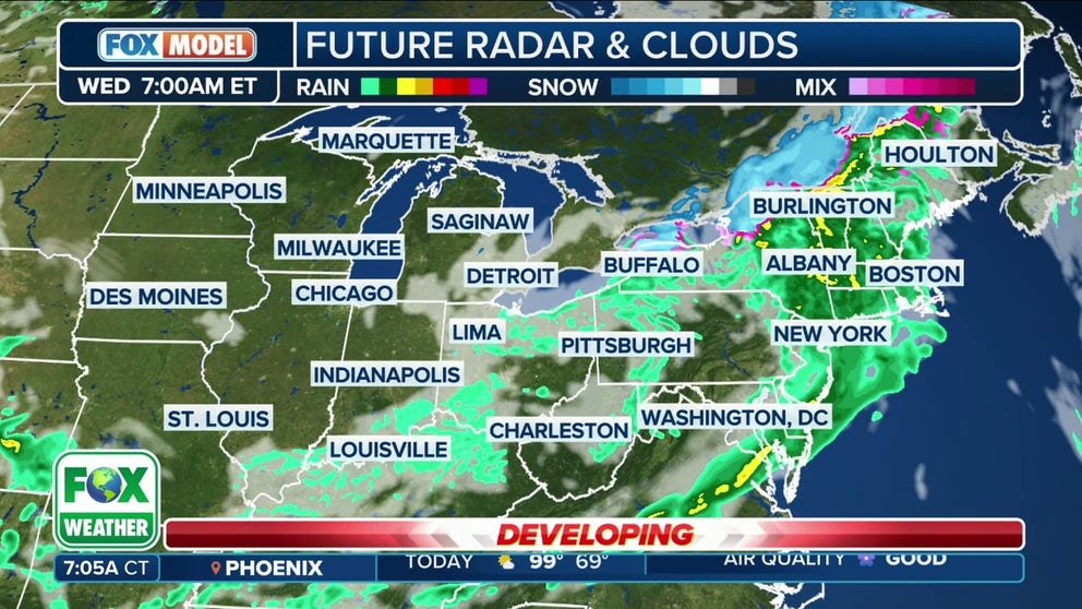 The Northeast can’t catch a break from the wet weather as the FOX Forecast Center tracks another storm system that will bring rain to cities that are already seeing some of their wettest Aprils on record. 