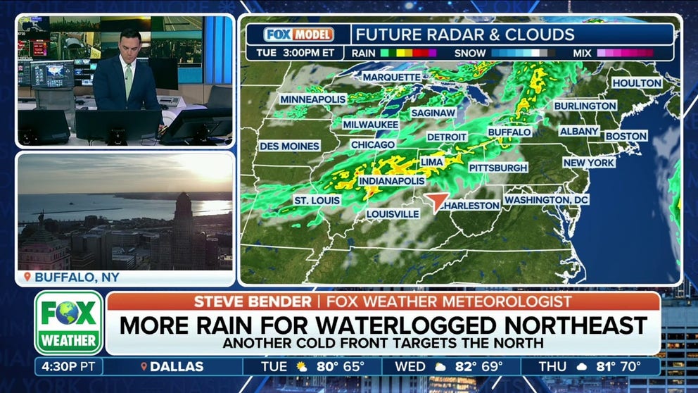 Waterlogged Northeast in for more rain | Latest Weather Clips | FOX Weather