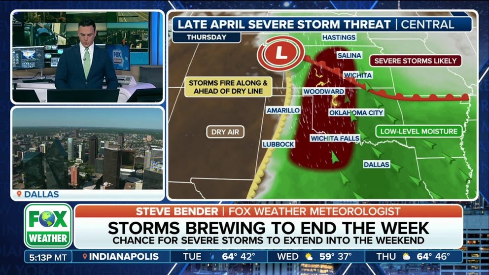 Multiday severe weather threat spans several states this week | Latest ...