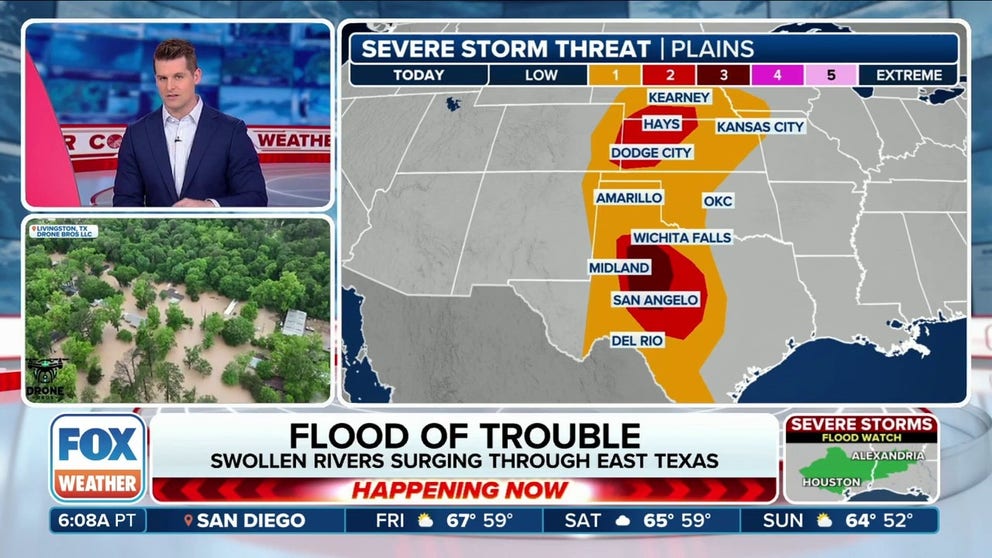 More severe weather likely across parts of Texas Friday | Latest ...