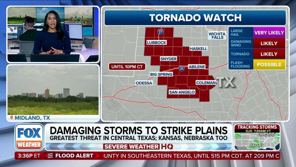 Tornado Watch issued for communities along the I-20 corridor in Texas ...