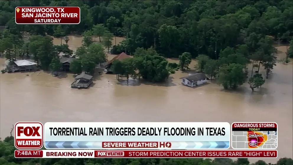A 4-year-old boy died and hundreds of people have been rescued after days of relentless rain and thunderstorms that pounded Texas caused rivers and streams to overflow their banks and flood neighborhoods. FOX Weather Correspondent Nicole Valdes has the latest on the flooding and its aftermath.