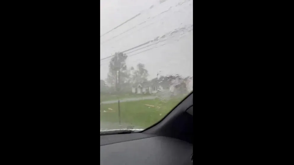 A tornado briefly touched down in Smithville, Tennessee. 
"This is where the tornado went through Smithville," @Crockchad said on the video. "It got everything through here. This house has extensive damage.