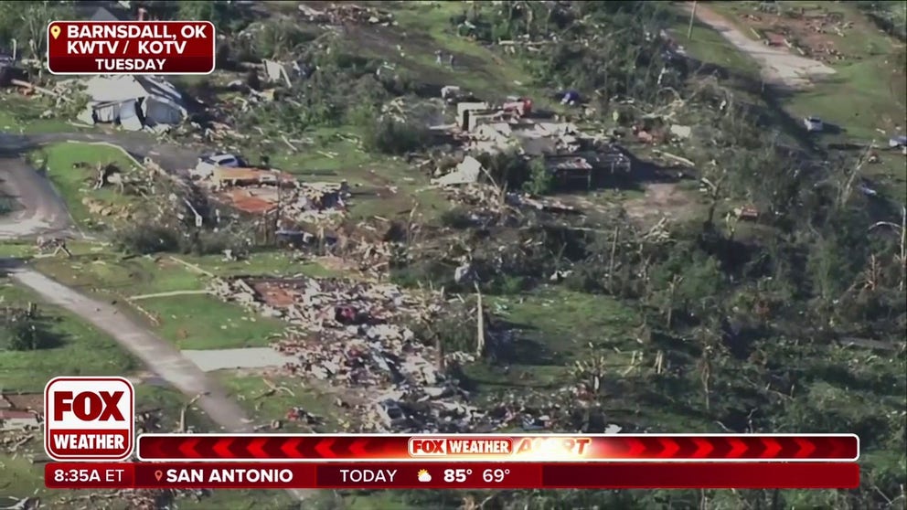 Clean-up underway after deadly EF-4 tornado in Oklahoma | Latest ...