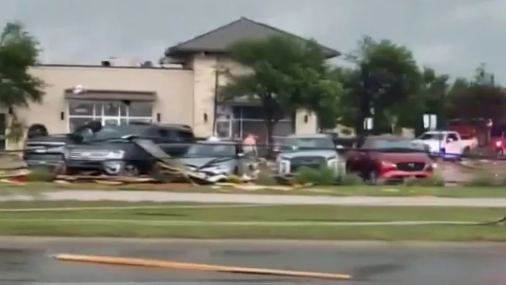 Significant damage was reported around Temple, Texas after a reported tornado struck the region on Wednesday. 