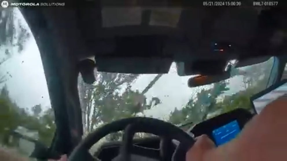 An Iowa deputy who was racing to evacuate campers at a campground as tornadoes pummeled the state got caught in a twister himself, and his body camera recorded the harrowing scene.