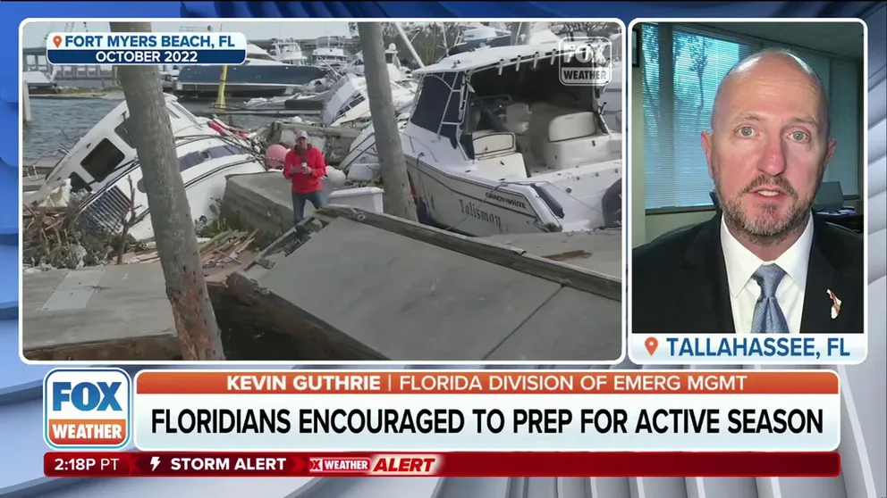 The Florida Division of Emergency Management's Kevin Guthrie warns not to wait to get ready for hurricane season this year, it looks to be very active. He has a 5-pronged prep approach.