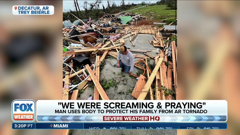 Arkansas family survives tornado by hunkering down in home | Latest ...