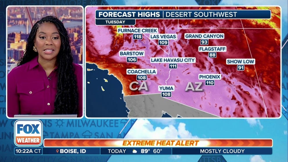 Dangerous heat invading the West again | Latest Weather Clips | FOX Weather