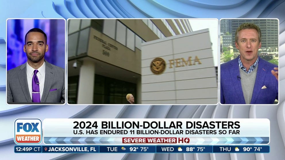 The U.S. has already endured 11 weather and climate disasters, according to NOAA. Some reports say that FEMA could run out of funding by August, in the height of hurricane season. FOX Business Contributor Scott Martin looks in to if FEMA can afford another record year of billion dollar disasters.