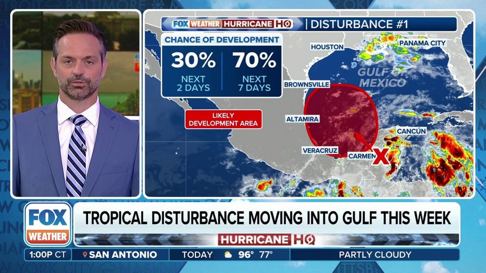 Disturbance in Gulf of Mexico has high chance of developing | Latest ...