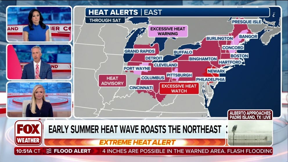 Millions in Northeast facing another day of brutal heat | Latest ...