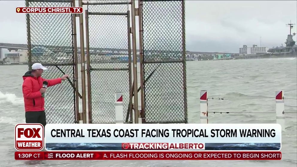 Flooding and storm surge are battering the Lone Star State ahead of Tropical Storm Alberto's landfall in Mexico. FOX Weather Correspondent Robert Ray is in Corpus Christi with a look at current conditions.