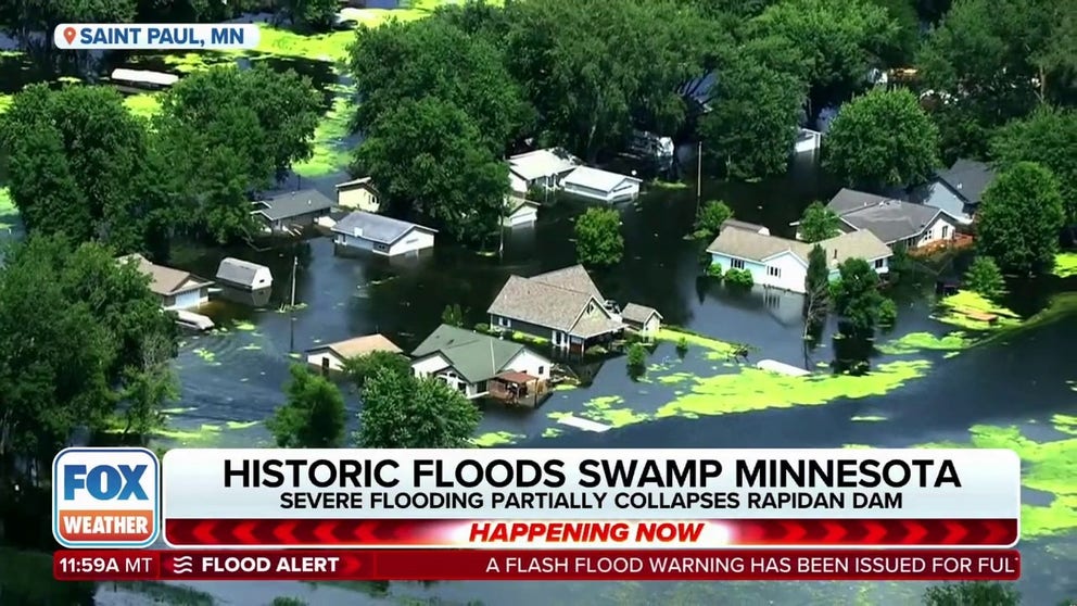 FOX Weather Correspondent Max Gorden was in Rapidan Township, Minnesota, on Wednesday, to break down new information regarding deadly and catastrophic flooding that has been reported across the Midwest this week.