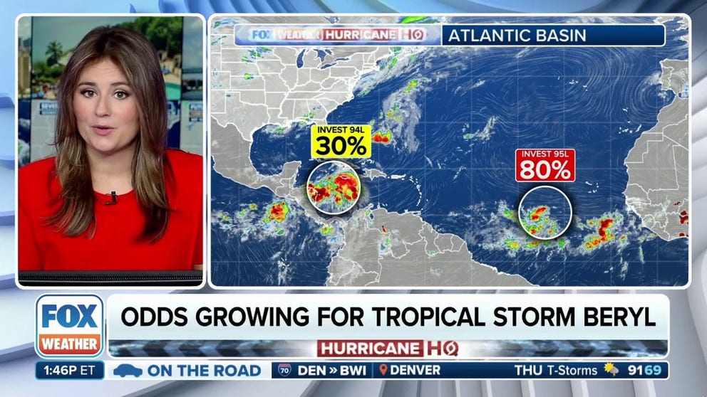 Brewing disturbance in Atlantic likely to become Tropical Storm Beryl ...