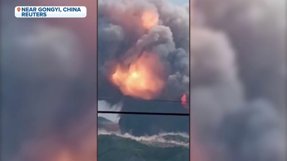 The Beijing Tianbing Technology Company said that its Tianlong-3 rocket accidentally launched and then crashed and exploded on Sunday near Gongyi, China. Officials say no one was hurt but it did set the hillside on fire.