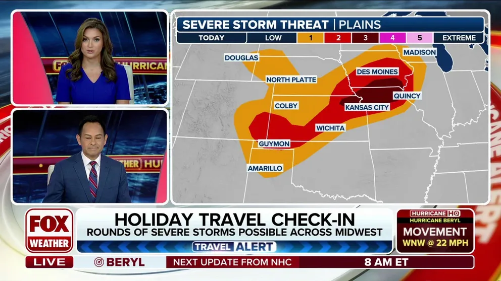 The threat for severe storms and flash flooding have returned to the Midwest were rounds of storms and rain have increasingly become likely throughout the holiday week.