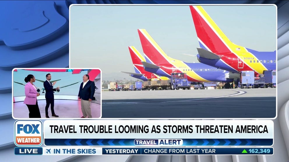 Aviation expert and former pilot Capt. Mike Coffield joined FOX Weather on Friday, June 28, and explains how transportation officials are preparing for likely travel disruptions as millions of Americans prepare to head out of town for the Fourth of July holiday.