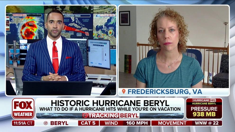 Christine Hardenberger, owner of Modern Travel Professionals, said travel insurance is a must when booking trips during hurricane season. Hurricane Beryl caught some travelers off guard.