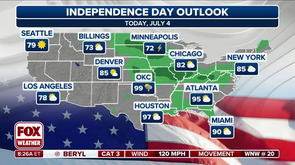 Severe weather, heat to trip up 4th of July travelers | Latest Weather ...