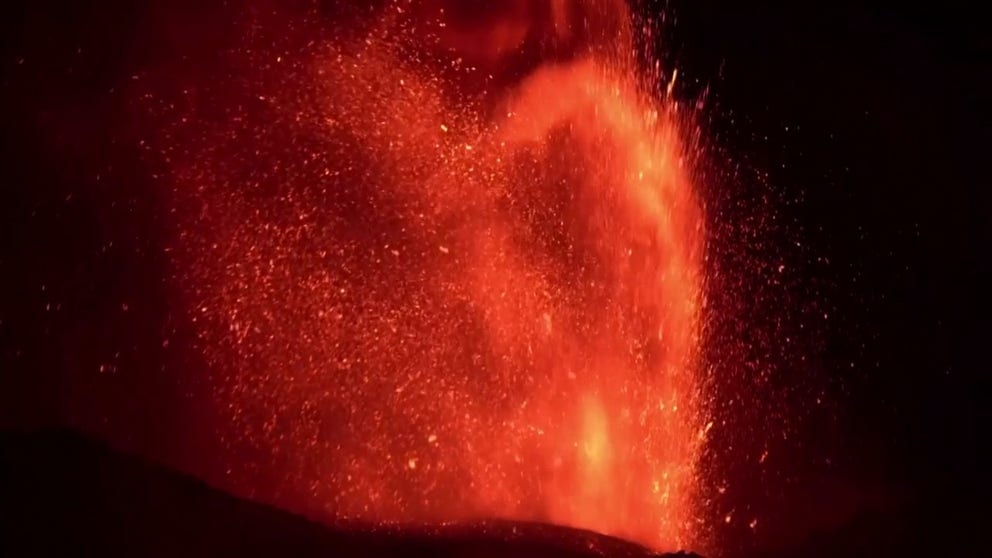 Authorities closed Sicily's Catania airport on Thursday, July 4, 2024, after streams of red-hot lava spewed from Mount Etna covering the skies in black smoke and ash.