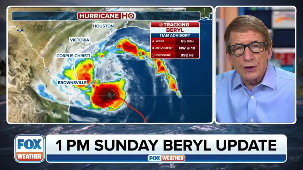 FOX Weather Hurricane Specialist Bryan Norcross explains how Beryl could strengthen in the Gulf of Mexico before making landfall in Texas. 