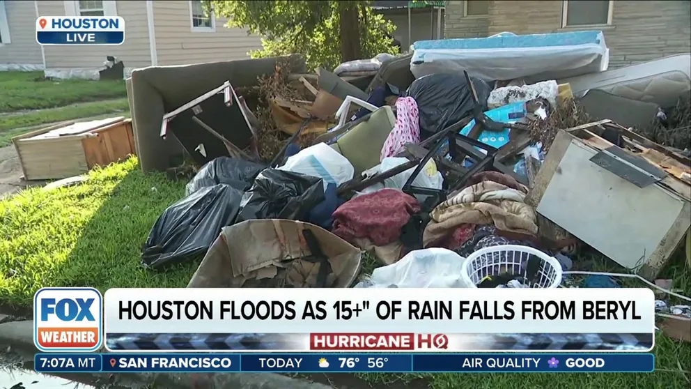 Crews are out in full force across the Houston Metro and East Texas to clear debris and quickly restore power after deadly Hurricane Beryl slammed the Lone Star State early Monday morning. FOX Weather Correspondent Katie Byrne was in Houston on Wednesday and breaks down the latest information on recovery efforts.