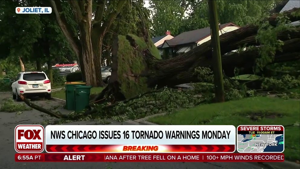 Cleanup operations are underway across the Midwest after a powerful and deadly derecho swept across the region on Monday night. FOX 32 Reporter Joanie Lum was in Joliet, Illinois, south of Chicago, on Tuesday morning and spoke with a homeowner who described what he and his family experienced during the chaotic storm.