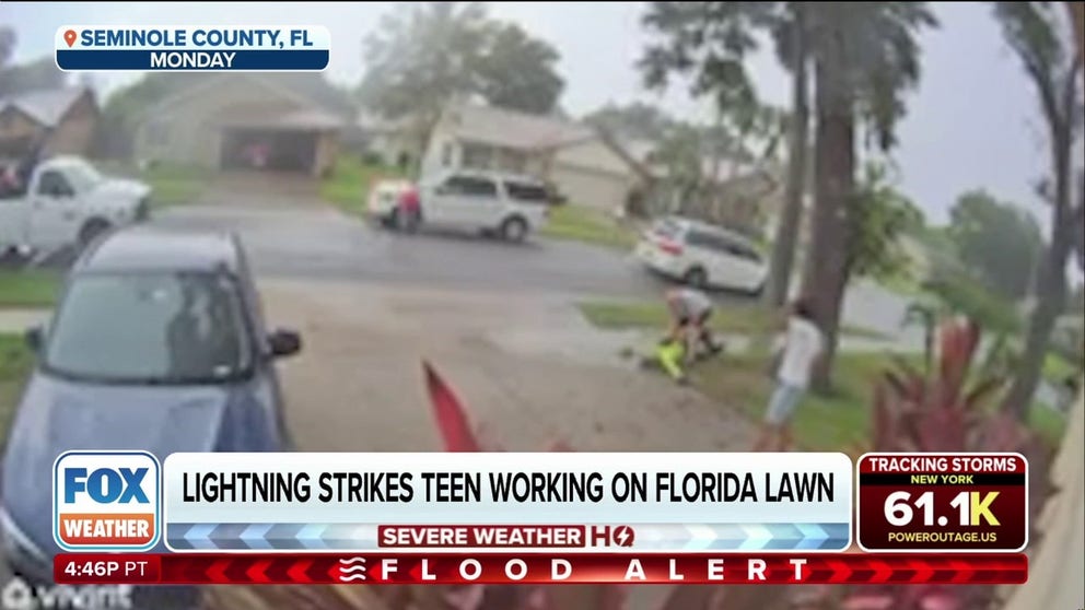 A Florida teen is lucky to be alive after he was struck by lightning. Daniel Sharkey joins FOX Weather to tell his story. 