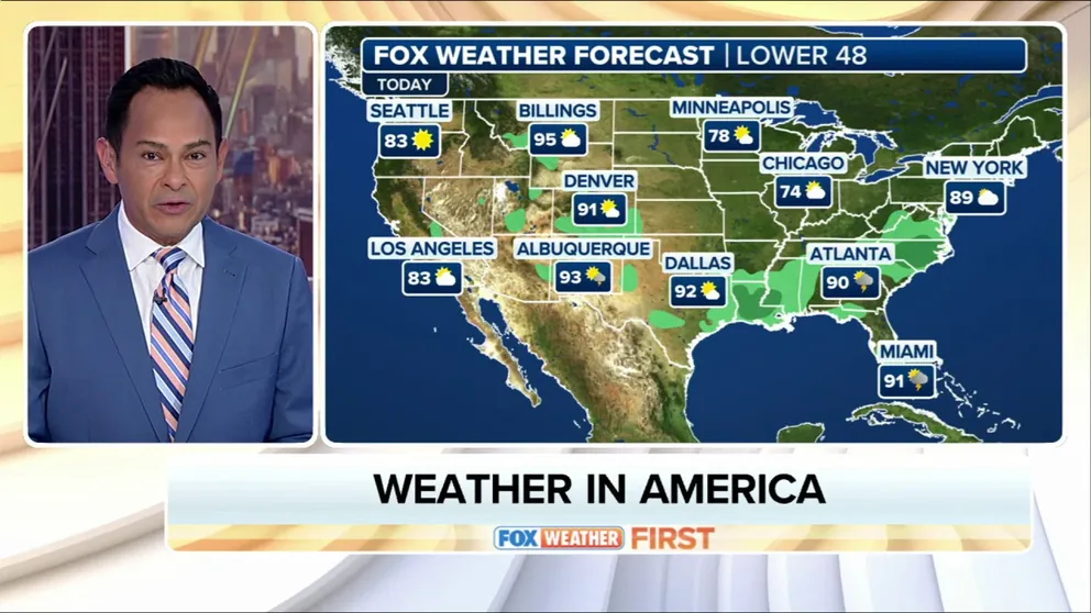 FOX Weather has you covered with the breaking forecasts and weather news headlines for your Weather in America on Thursday, July 18, 2024. Get the latest from FOX Weather Meteorologist Craig Herrera.