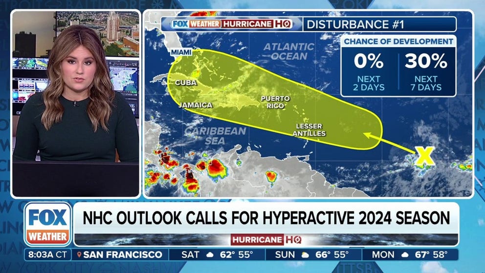 Chance of development have increased for new tropical disturbance in ...