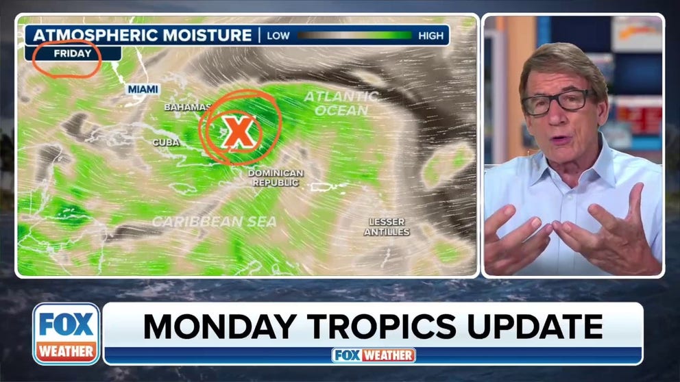 FOX Weather Hurricane Specialist Bryan Norcross explains the odds of development in the Atlantic and what could hinder its chances of formation. 