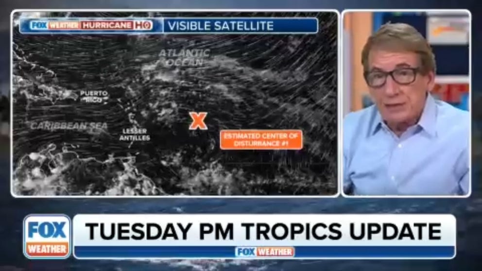 FOX Weather Hurricane Specialist Bryan Norcross analyzes the latest models regarding the tropical disturbance that is being tracked in the Atlantic Ocean this week.