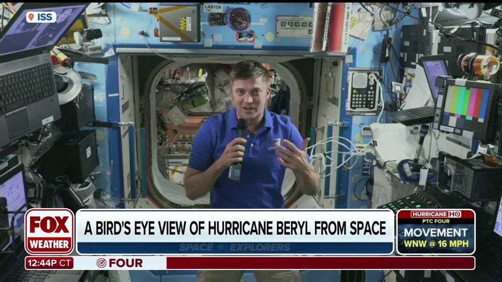 FILE VIDEO: Astrophotographer Matthew Dominick spoke to FOX Weather about seeing weather phenomena from the International Space Station. Aug. 2, 2024.