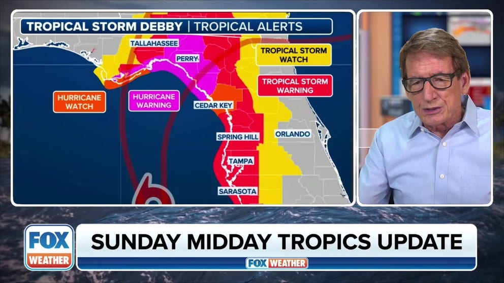 Bryan Norcross Analyzes Latest On Tropical Storm Debby | Latest Weather ...