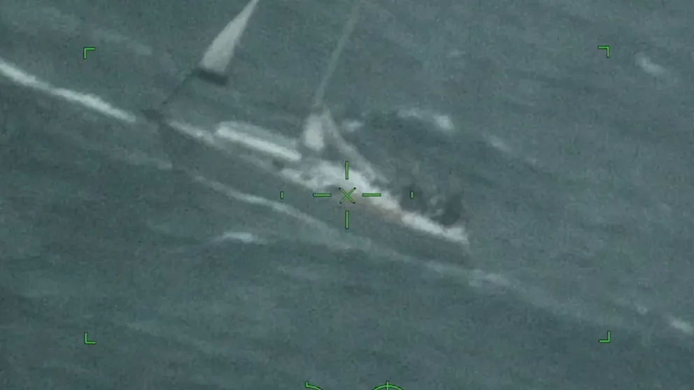 A wild video shared by the U.S. Coast Guard shows the dramatic rescue of boaters who were stranded off the coast of Florida over the weekend after winds from then-Hurricane Debby ripped the sail off the vessel.