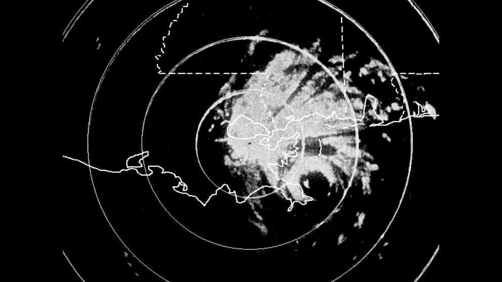 This video shows the radar loop as Hurricane Camille approached the Mississippi coast on Aug. 17, 1969.