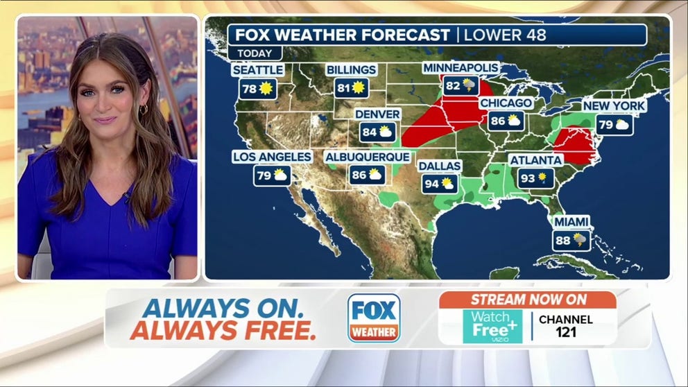 FOX Weather has you covered with the breaking forecasts and weather news headlines for your Weather in America on Thursday, August 29, 2024. Get the latest from FOX Weather Meteorologist Britta Merwin.